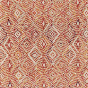 Lee Jofa Fabric Bowen Embroidery Paprika