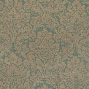 Lee Jofa Fabric Acanthus Damask Blue