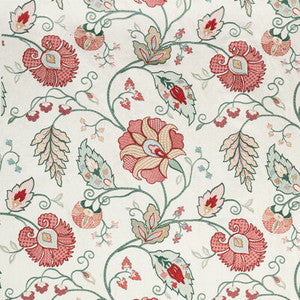Lee Jofa Fabric Shiraz Emb Rose/Jade
