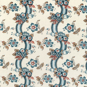 Lee Jofa Fabric Benday Print Denim/Berry