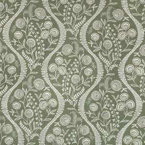 Lee Jofa Fabric Floriblanca Green