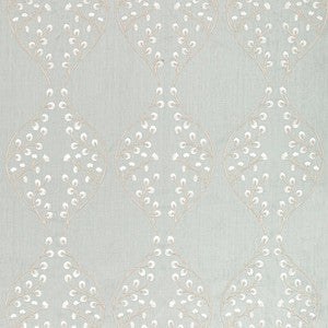 Lee Jofa Fabric Lillie Embroidery Aqua