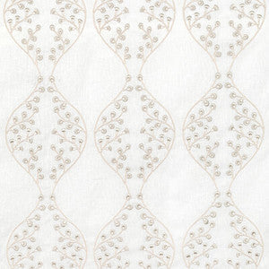 Lee Jofa Fabric Lillie Sheer Ivory/Fog