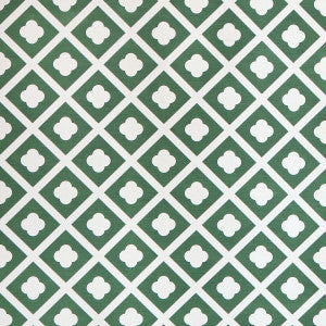 Lee Jofa Fabric Jardin Dark Green On Ecru