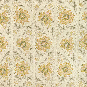Lee Jofa Fabric Calico Vine Marigold