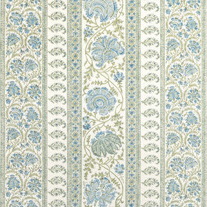 Lee Jofa Fabric Indiennes Stripe Sea