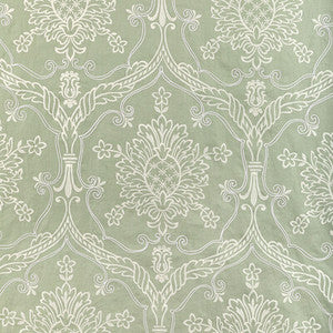 Lee Jofa Fabric Hayes Embroidery Celery