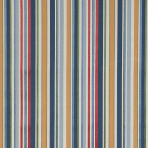 Lee Jofa Fabric Siders Stripe Blue/Red 2023103.195.0