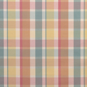 Lee Jofa Fabric Fisher Plaid Melon/Aqua 2023107.3524.0