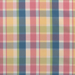 Lee Jofa Fabric Fisher Plaid Navy/Petal 2023107.517.0