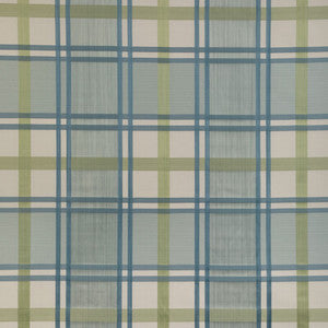Lee Jofa Fabric Davies Plaid Aqua/Leaf 2023109.353.0