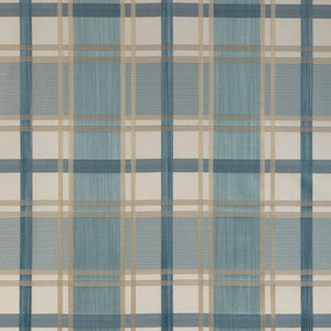 Lee Jofa Fabric Davies Plaid Sky/Sand 2023109.516.0