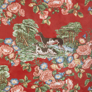 Lee Jofa Fabric Whippets Cotton Red 2023125.19.0