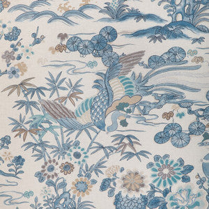 Lee Jofa Fabric Sakura Print Blue 2023139.55.0