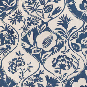 Lee Jofa Fabric Calathea Print Indigo 2023141.50.0