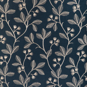 Lee Jofa Fabric Iris Embroidery Midnight 2023144.50.0