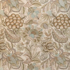 Lee Jofa Fabric Eden Emb Sage/Stone 2023145.316.0