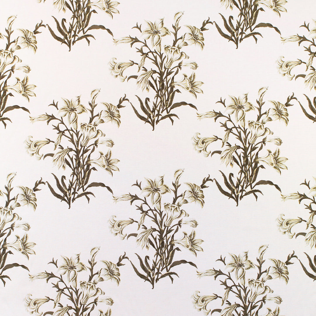 Lee Jofa Fabric Lilies - Monochrome