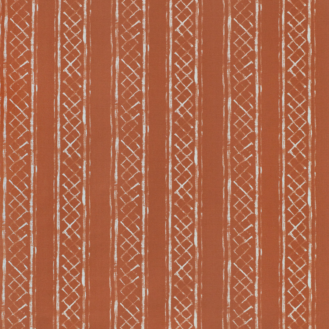 Lee Jofa Fabric Milos Blotched Str - Terracotta