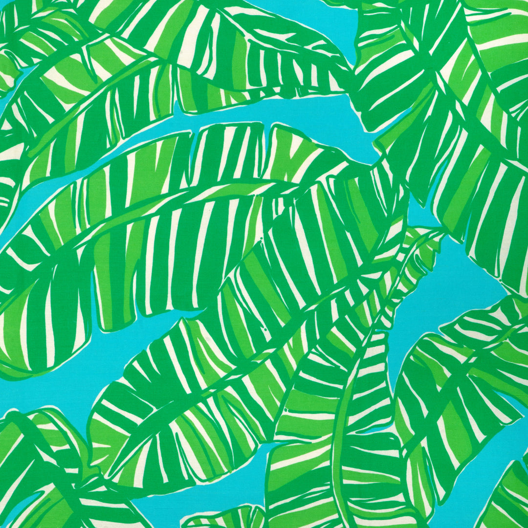 Lee Jofa Fabric Go Bananas - Sea/Green
