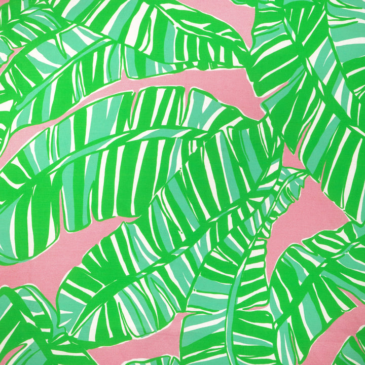 Lee Jofa Fabric Go Bananas - Pink/Green