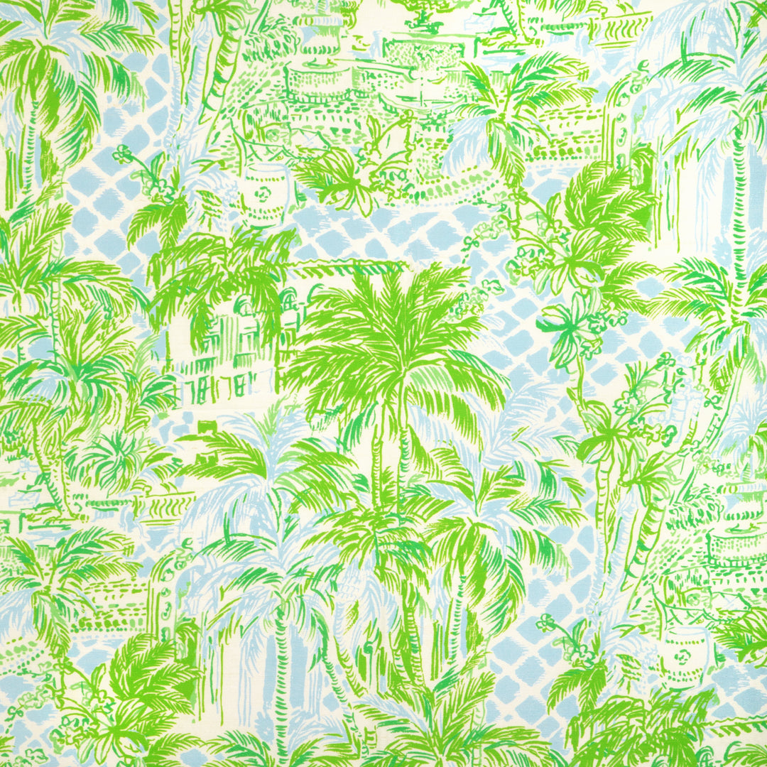 Lee Jofa Fabric Palm Beach - Blue/Green