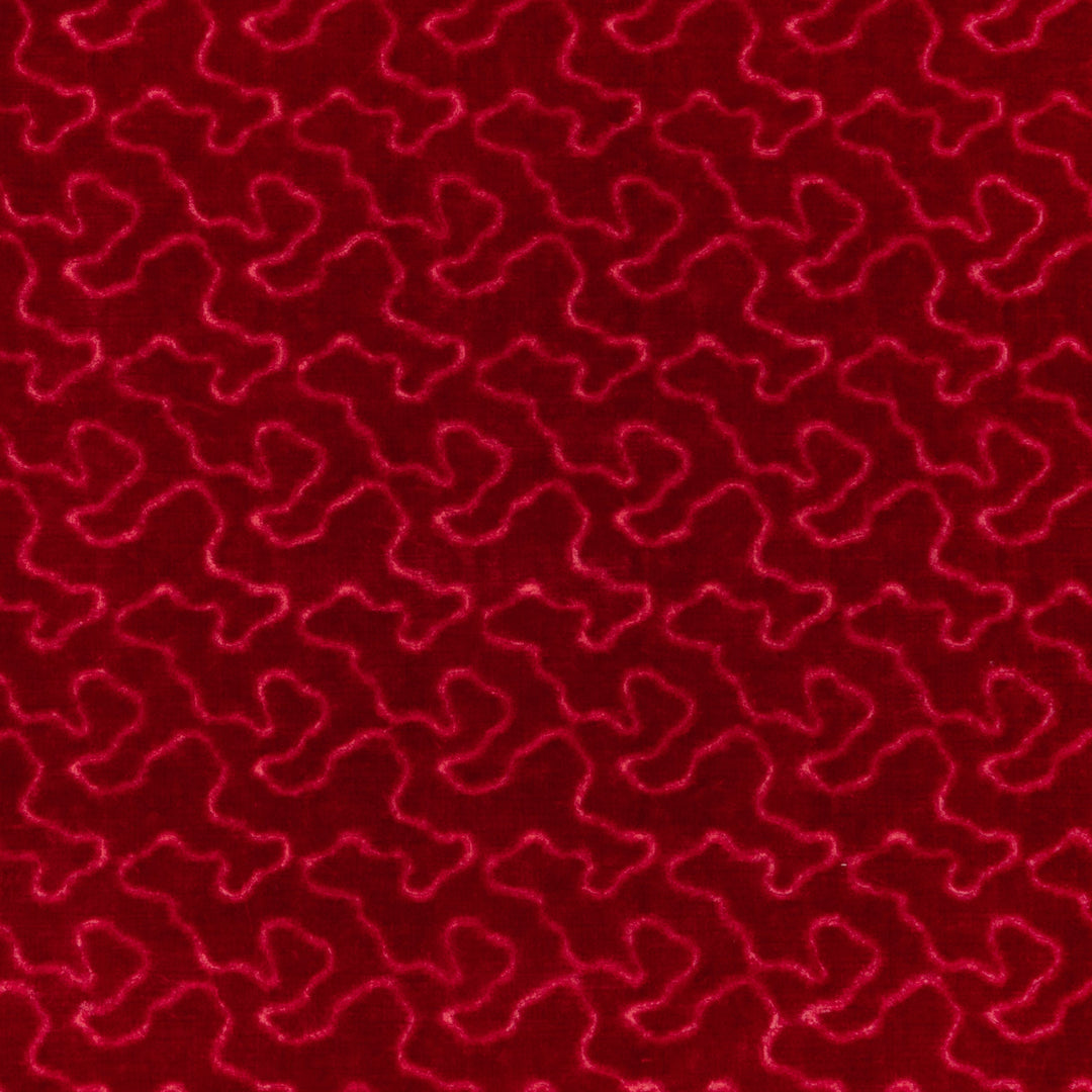 Lee Jofa Fabric Marlowe Velvet - Ruby