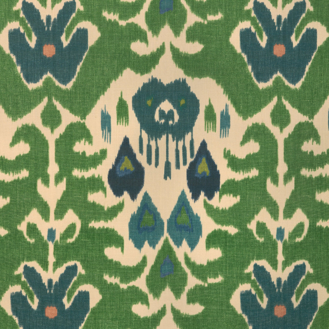 Lee Jofa Fabric Marco Polo Ii - Green/Navy
