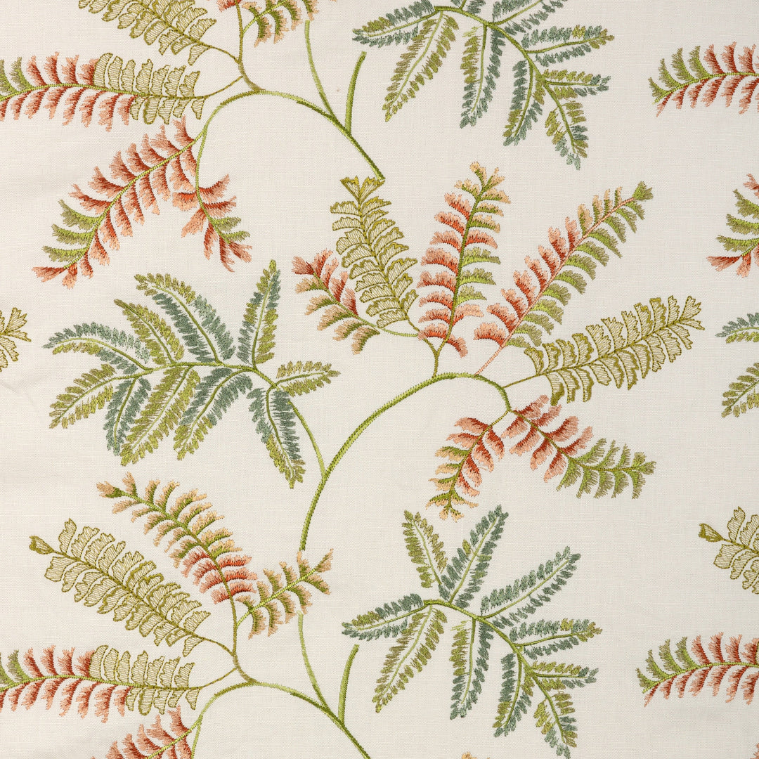 Lee Jofa Fabric Royal Fern Emb - Autumn