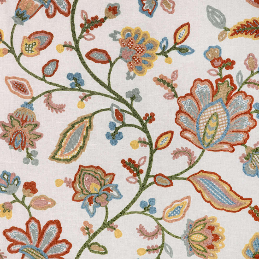 Lee Jofa Fabric Westfield Emb - Ivory/Multi