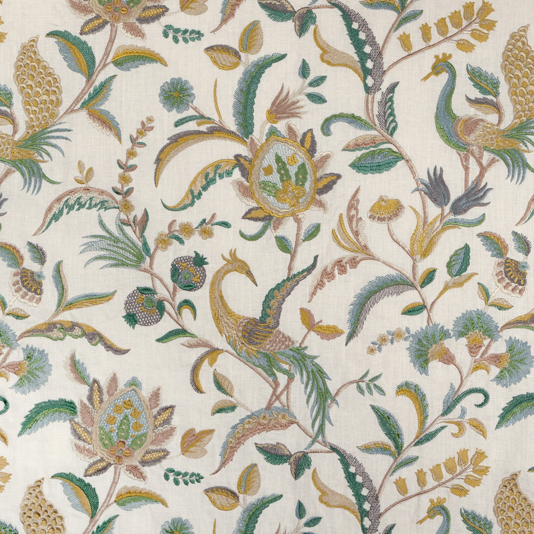 Lee Jofa Fabric Palawan Emb - Teal/Green