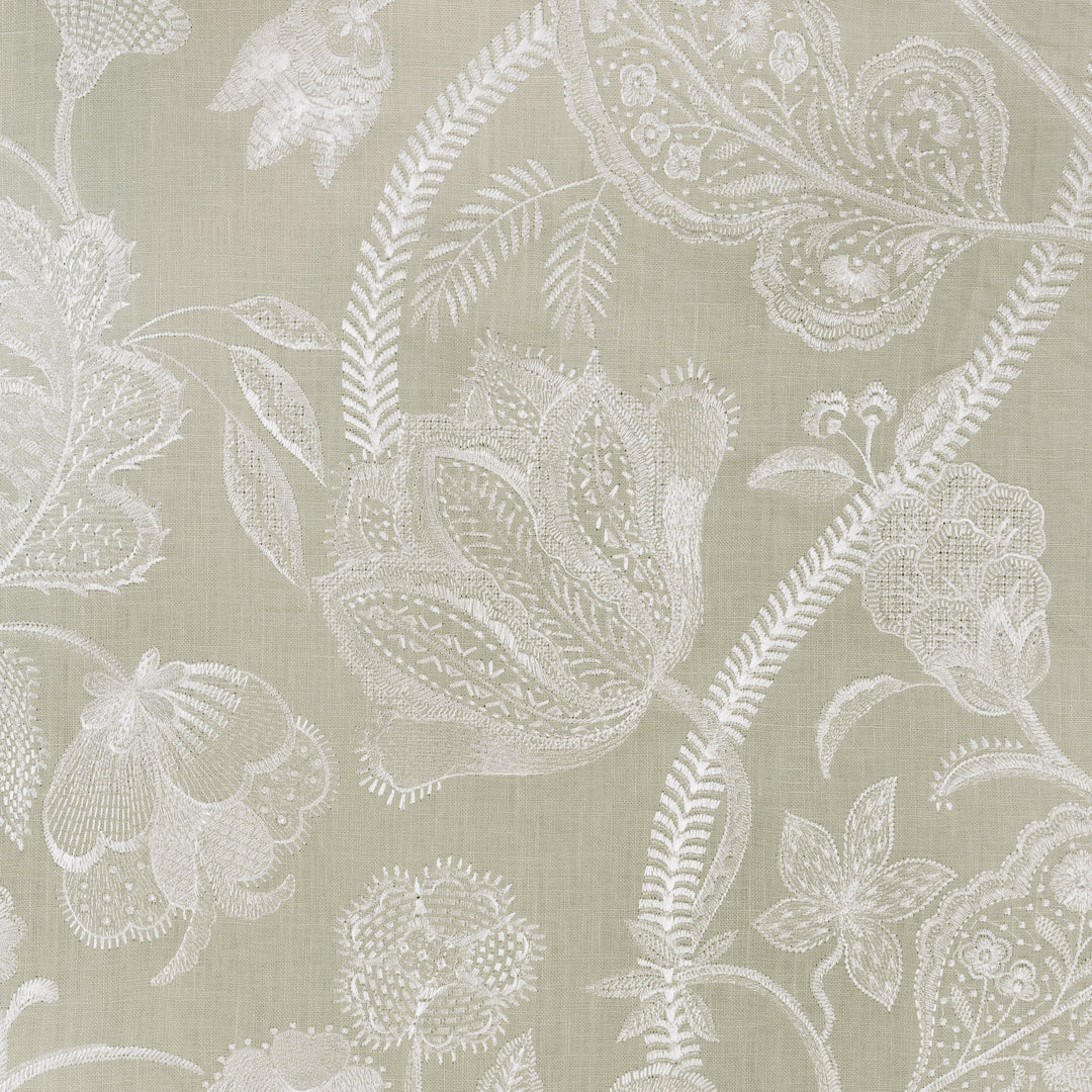 Lee Jofa Fabric Summerfield Emb - Celery