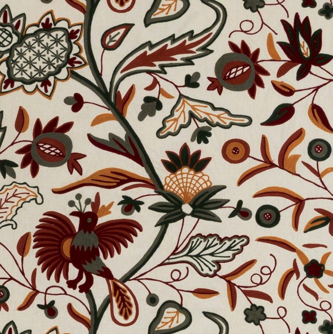 Lee Jofa Fabric Folkland Emb - Antique