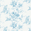 Lee Jofa Fabric Tea Rose Toile - Blue