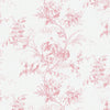 Lee Jofa Fabric Tea Rose Toile - Rose
