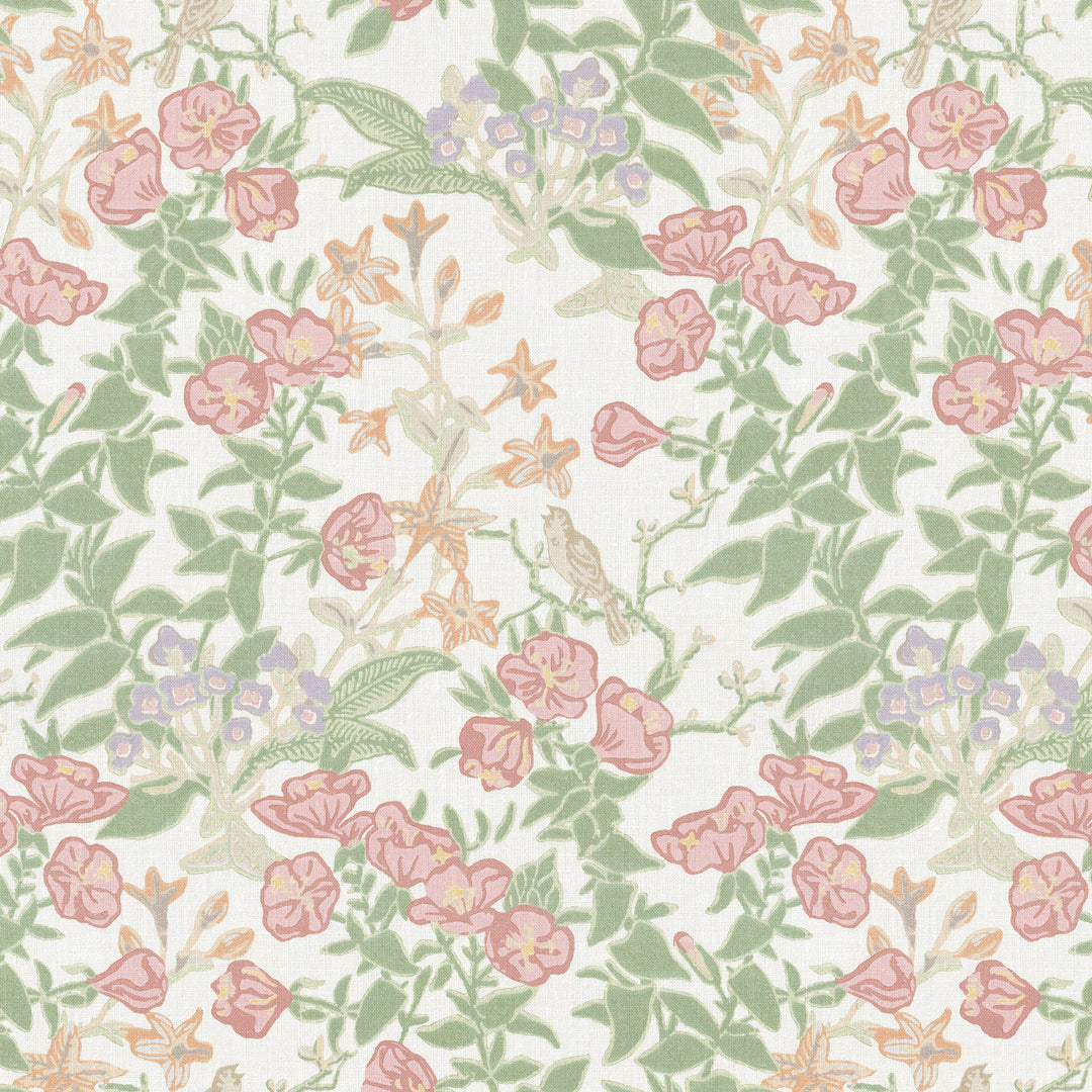 Lee Jofa Fabric Plumeria Print - Rose