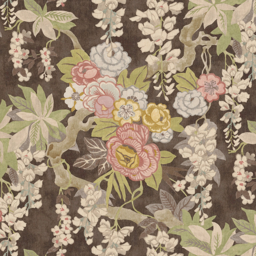 Lee Jofa Fabric Gracie Gardens - Cocoa