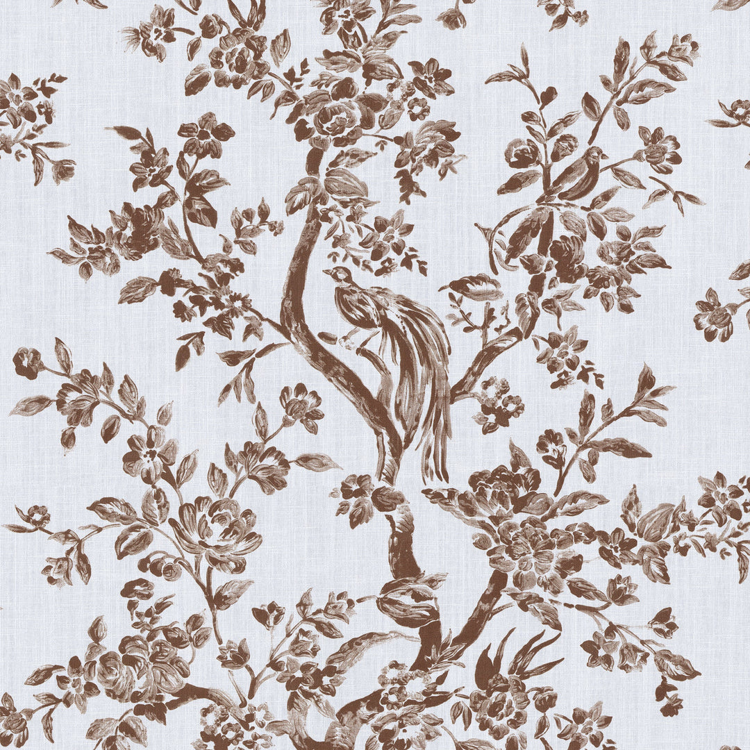 Lee Jofa Fabric Camellia Toile - Brown