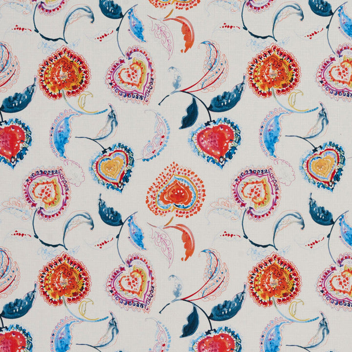 20410-02 by Charlotte Designer Fabric Prints 100% Polyester Asia Exceeds 40,000 Wyzenbeek Rubs (Heavy Duty) Horizontal: 13.5" x Vertical: 13.5" 54 Inches - Swanky Fabrics -