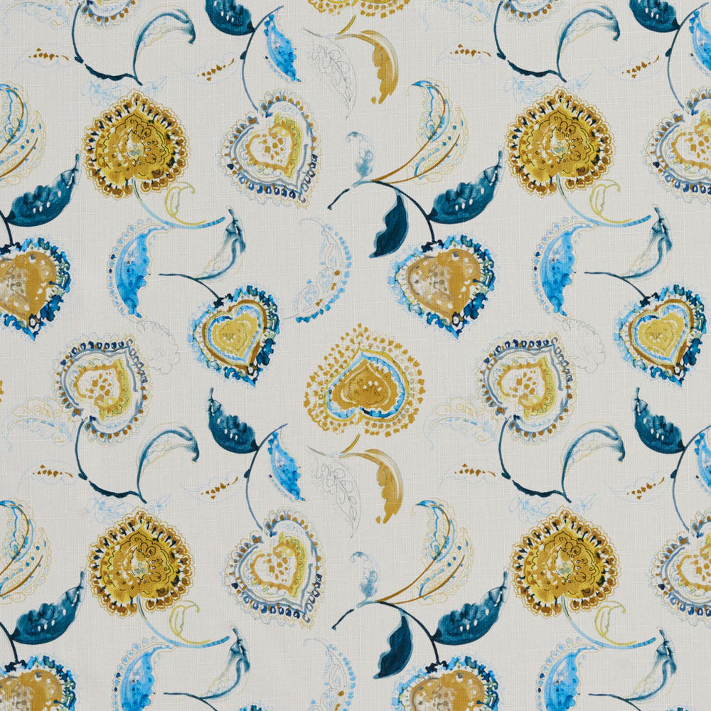 20410-03 by Charlotte Designer Fabric Prints 100% Polyester Asia Exceeds 100,000 Wyzenbeek Rubs (Heavy Duty) Horizontal: 13.5" x Vertical: 13.5" 54 Inches - Swanky Fabrics -