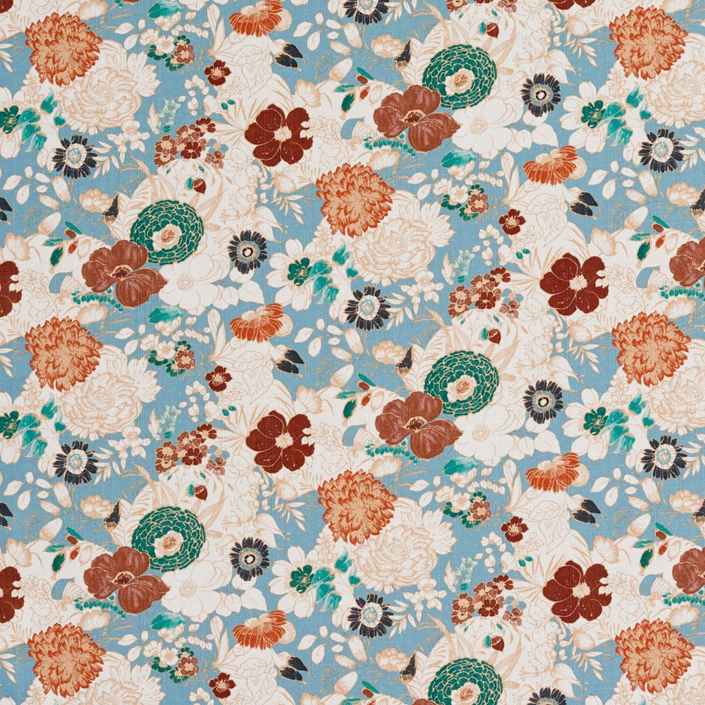 20420-03 by Charlotte Designer Fabric Prints 100% Polyester Asia Exceeds 100,000 Wyzenbeek Rubs (Heavy Duty) </p><p>Repeat: Horizontal: 24" x Vertical: 13" 54 Inches - Swanky Fabrics -