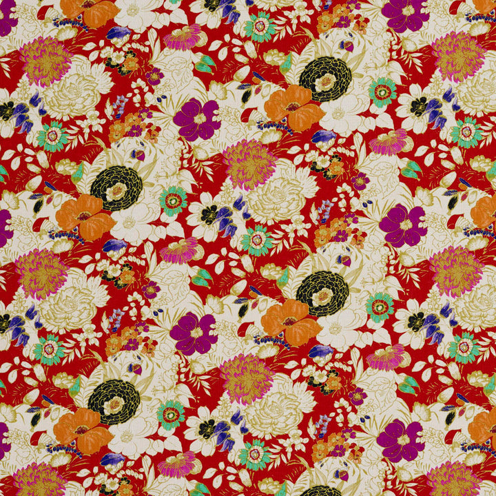 20420-04 by Charlotte Designer Fabric Prints 100% Polyester Asia Exceeds 100,000 Wyzenbeek Rubs (Heavy Duty) Horizontal: 24" x Vertical: 13" 54 Inches - Swanky Fabrics -