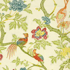 Schumacher Fabric Arbre Chinois Meadow 174080