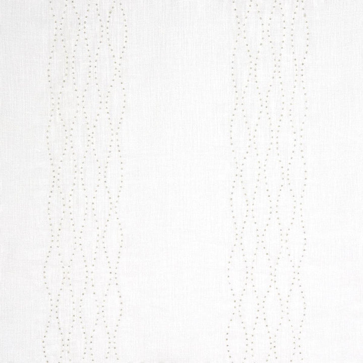 Bella Embroidered Sheer Ivory 67990 by Schumacher Designer Fabric Essentials: Sheers & Casements 9.0" - Swanky Fabrics -