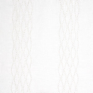 Schumacher Fabric Bella Embroidered Sheer Ivory 67990