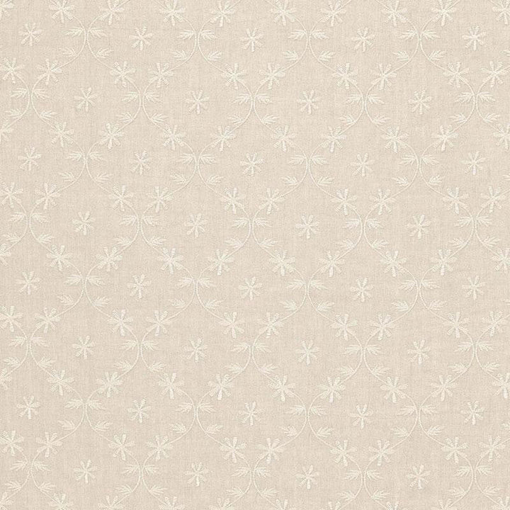 Cellini Embroidered Sheer Linen 67621 by Schumacher Designer Fabric Firenze / Sheers 2.5" - Swanky Fabrics -