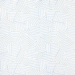 Schumacher Wallpaper Deconstructed Stripe Cobalt 5007972