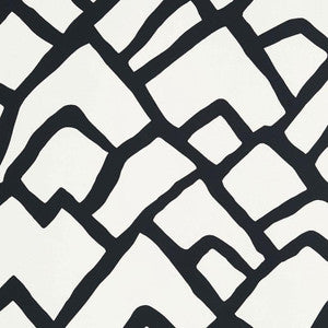 Schumacher Wallpaper Zimba Ebony 5003308