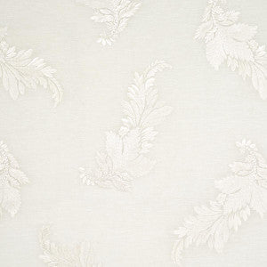 Schumacher Fabric Contessa Embroidered Sheer Ivory 67710