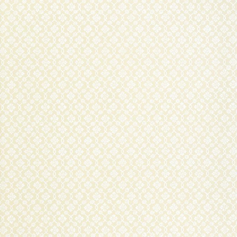 Harbury Trellis Almond 5004140 by Schumacher Designer Wallpaper Simply Charming 13.5" - Swanky Fabrics -